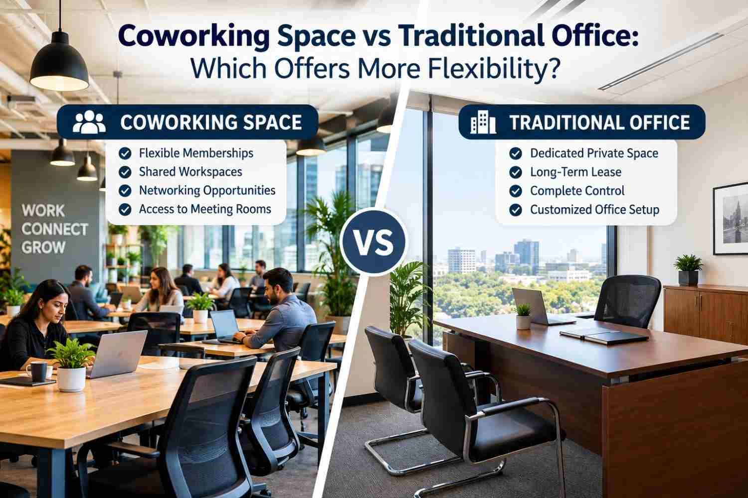 Coworking Space vs Traditional Office: Which Offers More Flexibility?